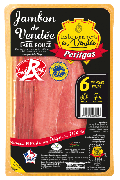 Jambon de Vendée - IGP - Petitgas