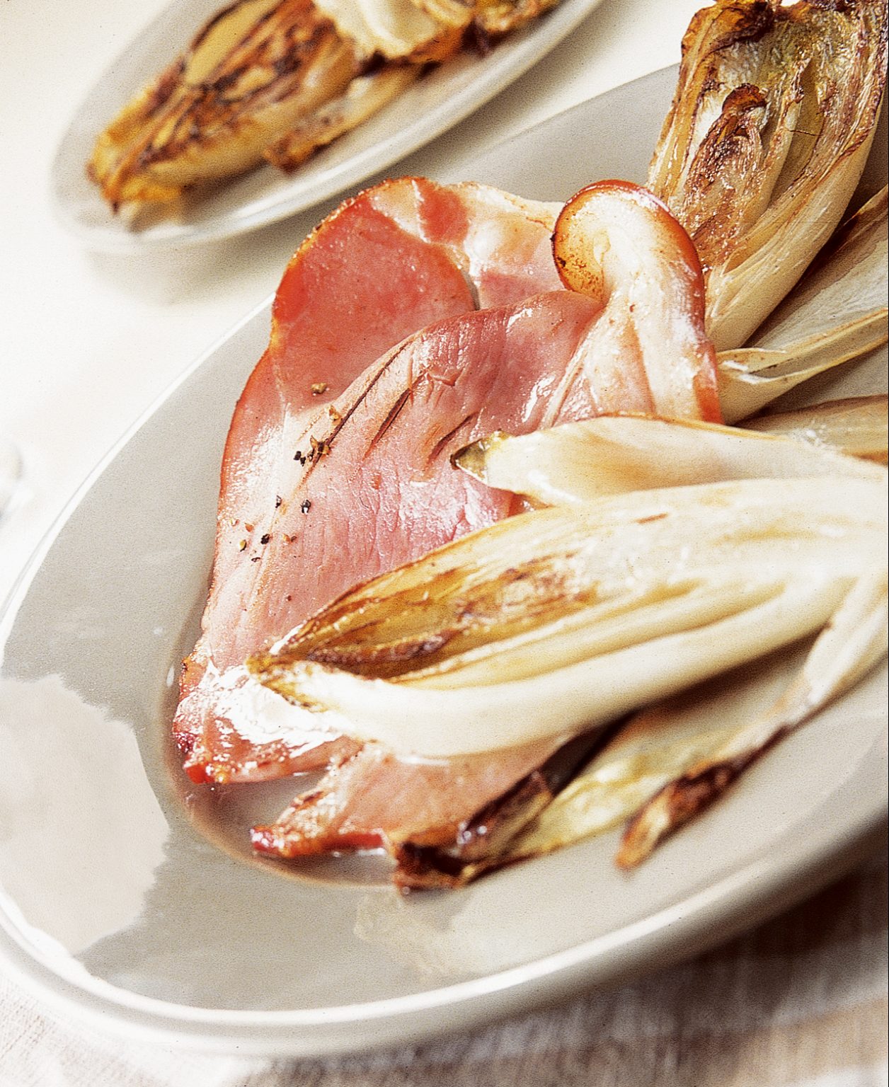 Endives Braisées Au Jambon à La Poêle