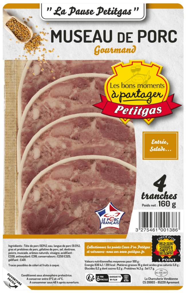 Museau 4trs - Petitgas Charcuterie Vendéenne