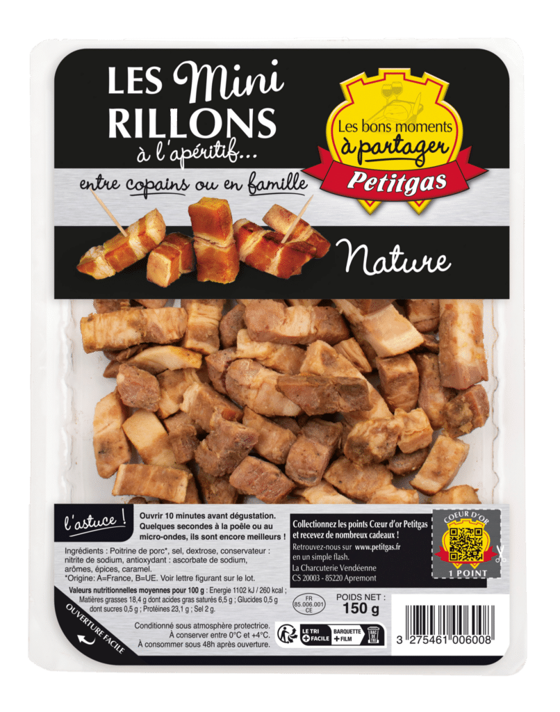 MINI RILLONS NATURE - Petitgas