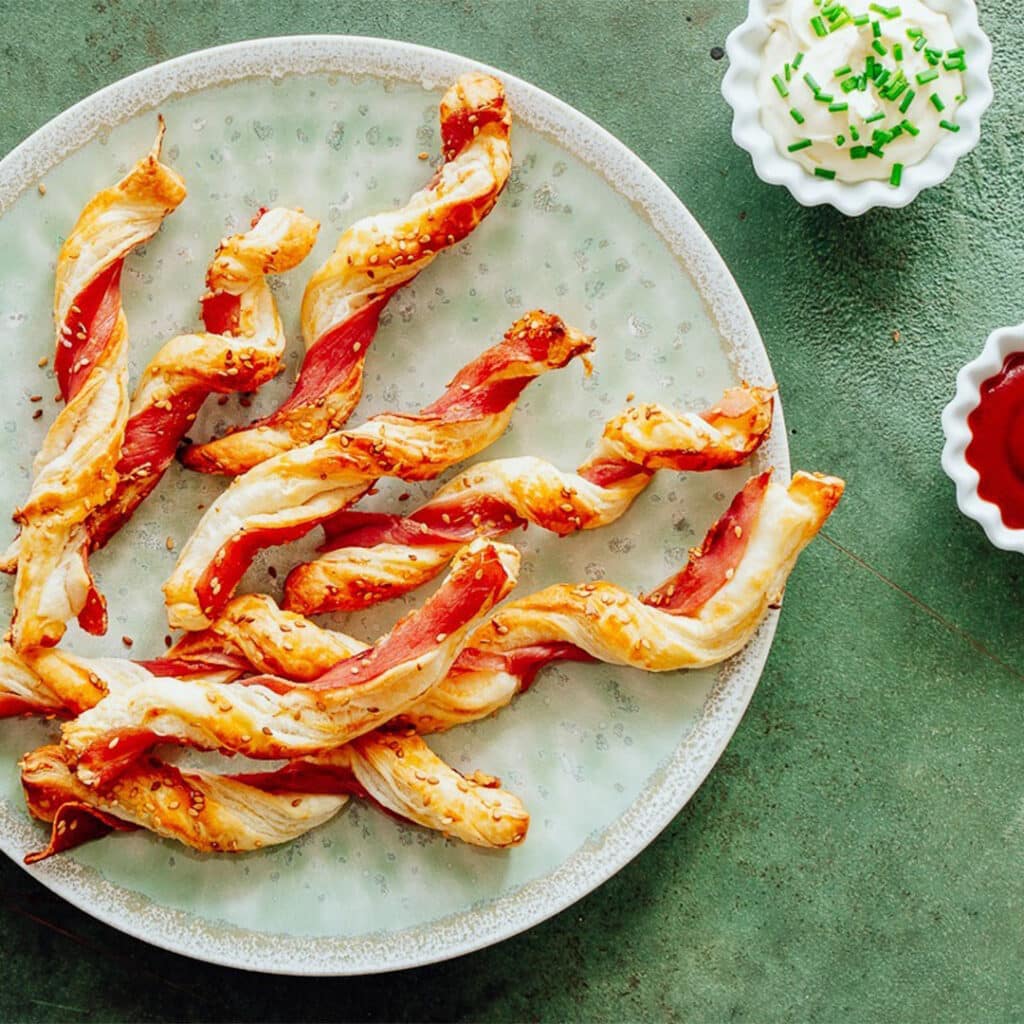 Recette de Torsades au jambon de Vendée