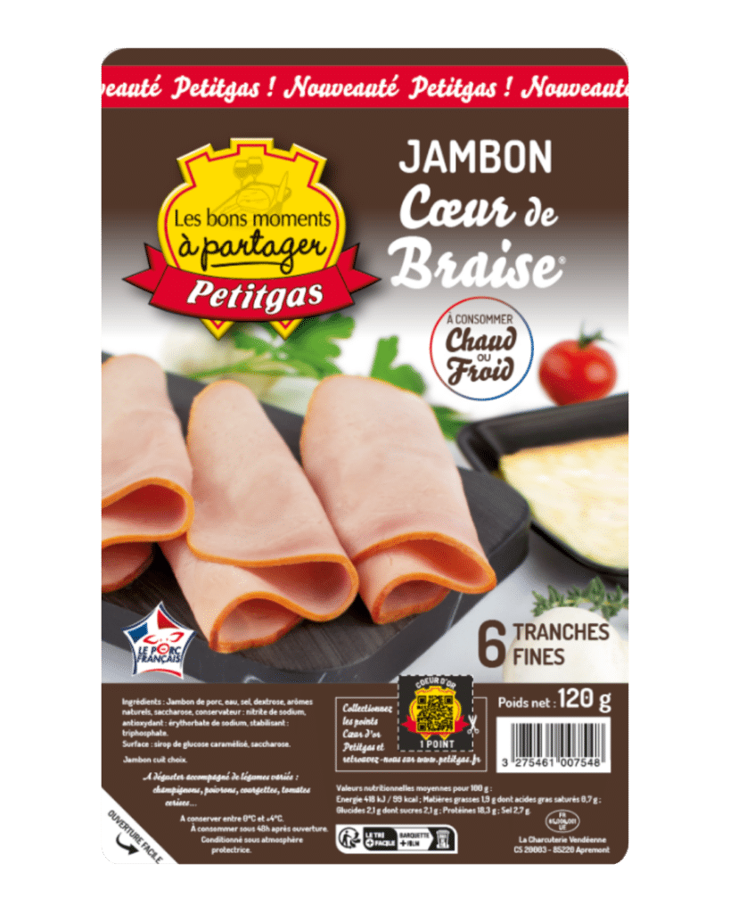 Jambon à griller tranches fines